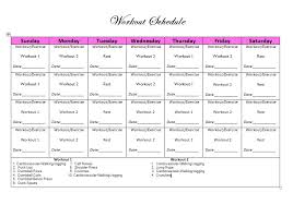 good gym workout schedule for women