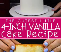 See the best cake recipes. Mini Vanilla Cake Recipe Wonder Food