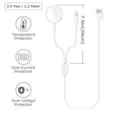 The charger fits all apple watch series in both sizes 38mm and 42mm. 2 In1 Wireless Charger For Apple Watch Series 3 4 5 6 Usb Magnetic Charging Cable 1mtr For Iphone At Rs 270 Piece Apple Watches Id 21061973412