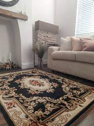 traditional excel rug black rug vibe