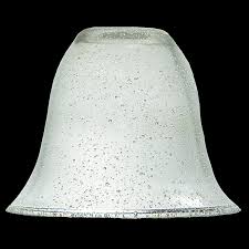 7810 clear seeded glass bell shade