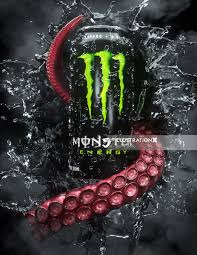monster energy drink ilration by