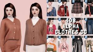 the sims 4 408 alpha female clothes