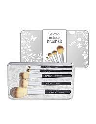 natio women 5 piece makeup brushes kit