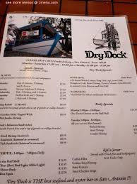 of dry dock oyster bar restaurant