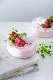strawberry yogurt mousse 2 bliss of