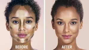 to contour and highlight an oval face