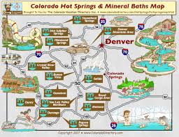 colorado hot springs map co vacation