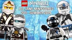 Ninjago Masters of Spinjitzu: All Zane Minifigures (2011 - Summer 2019) -  YouTube
