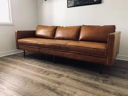 rich leather couch sofa
