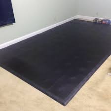 home gym flooring over carpet options