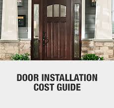 cost to install doors the home depot