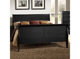 Wags 4935 Black Sleigh Bed Size Queen