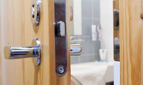 how to unlock a locked bathroom door