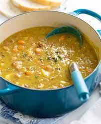 split pea soup the cozy cook