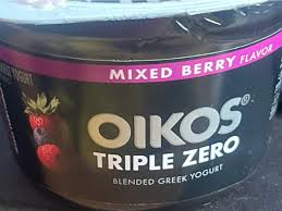 greek yogurt triple zero mixed berries