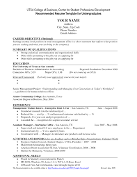 Cv Examples Student College Cover Letter