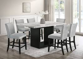 Cypress Marble Top Pub Dining Set On