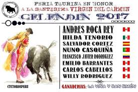 Raul Gordon Blasini : Francisco Javier Rodríguez, Hilda Tenorio, Roca Rey,  anunciados en Celendín, Perú.