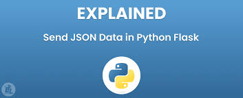 how to send json data in python flask