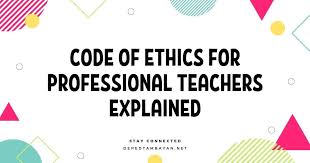 of ethics for professional teachers