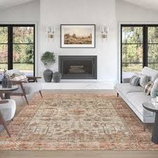 tayse 5 x 7 ft cream indoor area rug