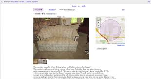 craigslist ad hints at how much couch