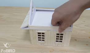 25 diy patterns and designs to make a popsicle stick house guide. How To Make A Popsicle Stick House With Free Template