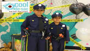 cops robbers themed birthday party