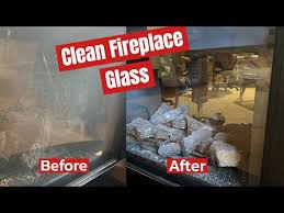 Clean Fireplace Glass Easy Diy
