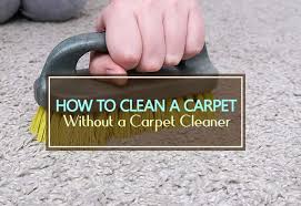 clean a carpet without a carpet cleaner