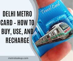 delhi metro card how to use and