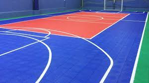 The court measures 20 x 24 ft. Playmatch Sportfloor S Pisos Modulares