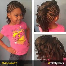 The knot has increased the beauty of it. 20 Cute Natural Hairstyles For Little Girls