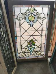 Sg 3092 Antique Stained Glass Landing