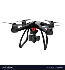realistic remote air drone quad copter
