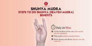 shunya mudra heaven mudra steps