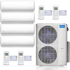 *the average price of $3,900 is based on ontario pricing for the model of trane xr13 on a 1500 sq ft home, tax excluded. Mrcool Olympus 48 000 Btu 4 Ton 4 Zone Ductless Mini Split Air Conditioner And Heat Pump 25 Ft Install Kit 230v 60hz White Yahoo Shopping