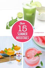 alcohol free drinks for summer