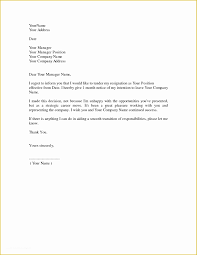 Resignation Letter Template Free Of Download Resignation
