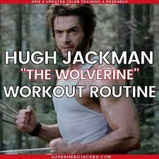 hugh jackman workout routine from the