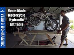 motorcycle hydraulic lift table