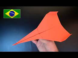 origami avião de papel júpiter voa