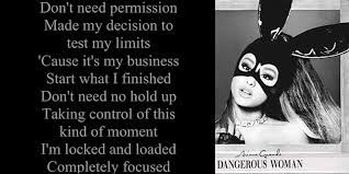 Ariana Grande - Dangerous Woman (Lyrics) - Vidéo Dailymotion