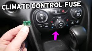 dodge dart hvac control switch fuse