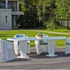 Oval Garden Table Dynsaty By Skyline Design