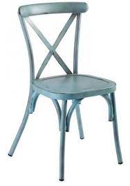 Outdoor Chair Made Of Aluminum In Blue