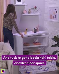 Remodelaholic build a wall to wall built in desk and bookcase. Best Bookshelf That Turns Into A Desk Popsugar Home
