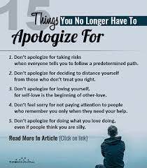15 Things You No Longer Have To Apologize For