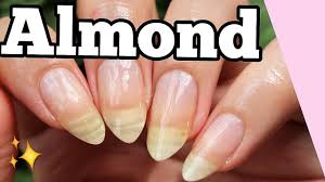 file an almond nail on natural nails